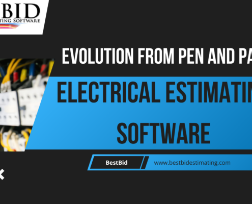 evolution from pen and paper to electrical estimating software