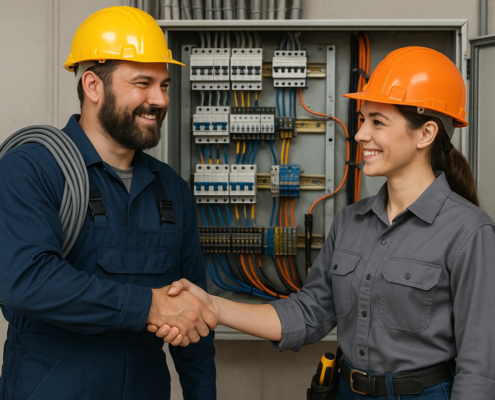 A Strong Relationship In The Electrical Contracting Business