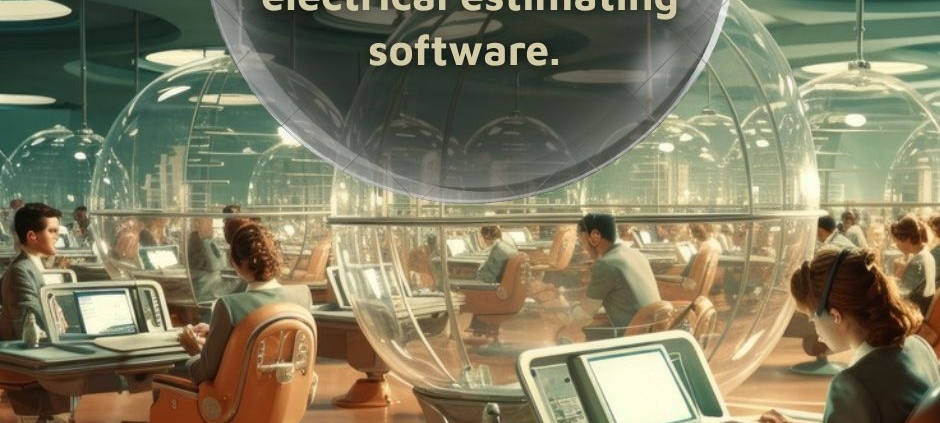 Estimators in the modern world use electrical estimating software.