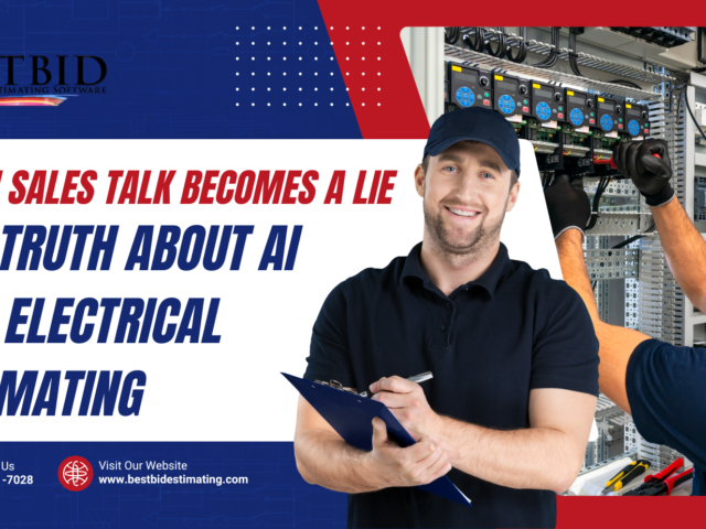 When Sales Talk Becomes a Lie: The Truth About AI and Electrical Estimating