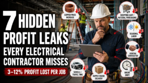 7 Invisible Places Electrical Contractors Lose 3–12% Profit Per Job