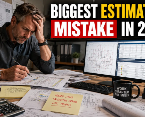 Electrical estimator using modern estimating software instead of spreadsheets