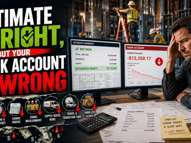 Why Your Estimate Is Right, but Your Bank Account Is Wrong