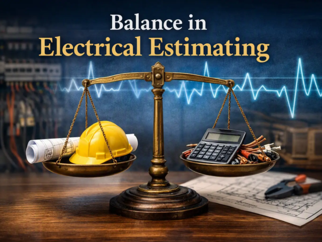 Why Balance Is the Foundation of Every Great Electrical Estimate