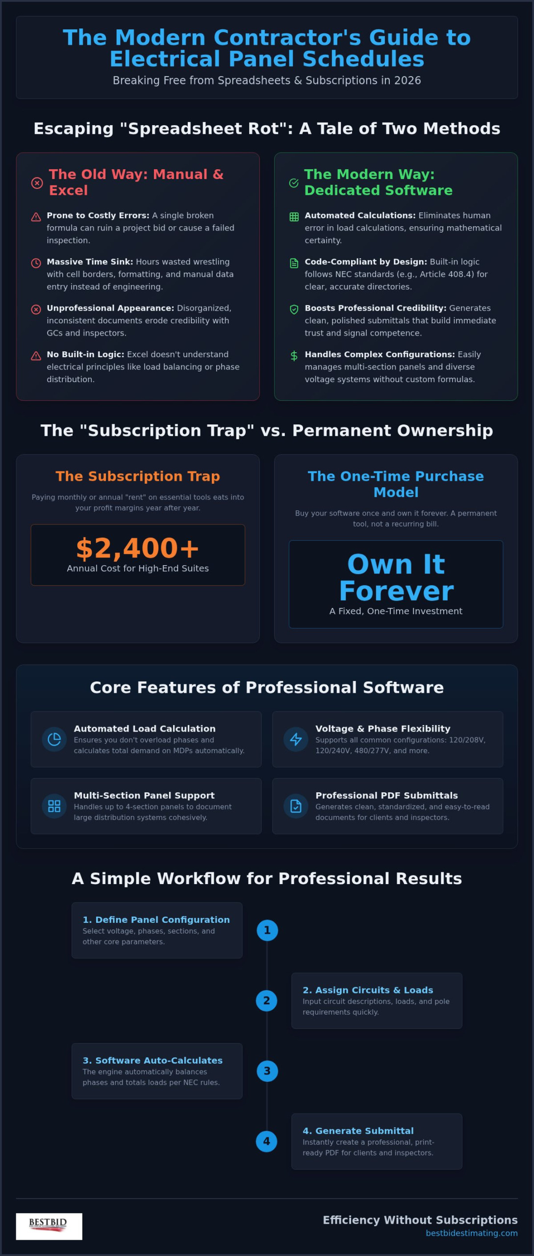 Electrical Panel Schedule Software: The 2026 Guide to Professional Documentation