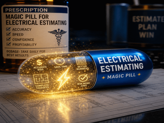 There Is No Magic Pill in Electrical Estimating — Stop Looking for One