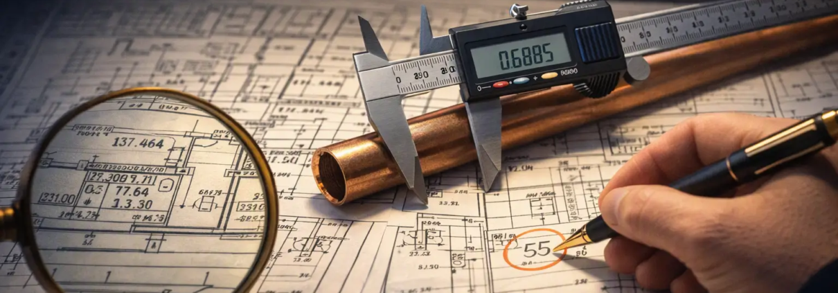 Electrical estimator reviewing quantities for an electrical project