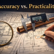 Electrical estimator reviewing quantities for an electrical project