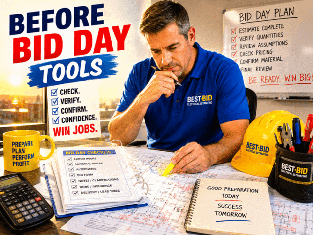 The Information Great Electrical Estimators Use Before Bid Day