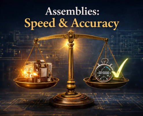Electrical estimator balancing speed and accuracy when preparing a bid