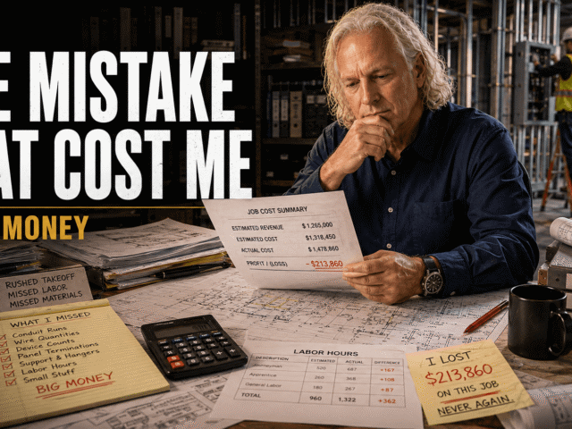 The Electrical Estimating Mistake That Cost Me Everything