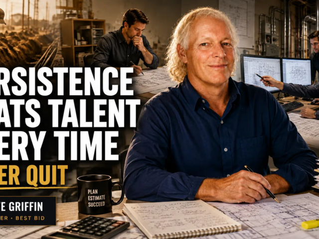 I Was Too Dumb to Quit, Persistence Beats Talent in Estimating