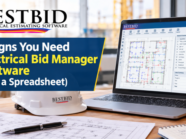 5 Signs You Need Electrical Estimating Software Instead of a Spreadsheet