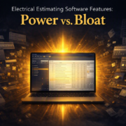 Electrical estimating software features for contractors
