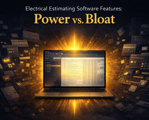 Electrical estimating software features for contractors