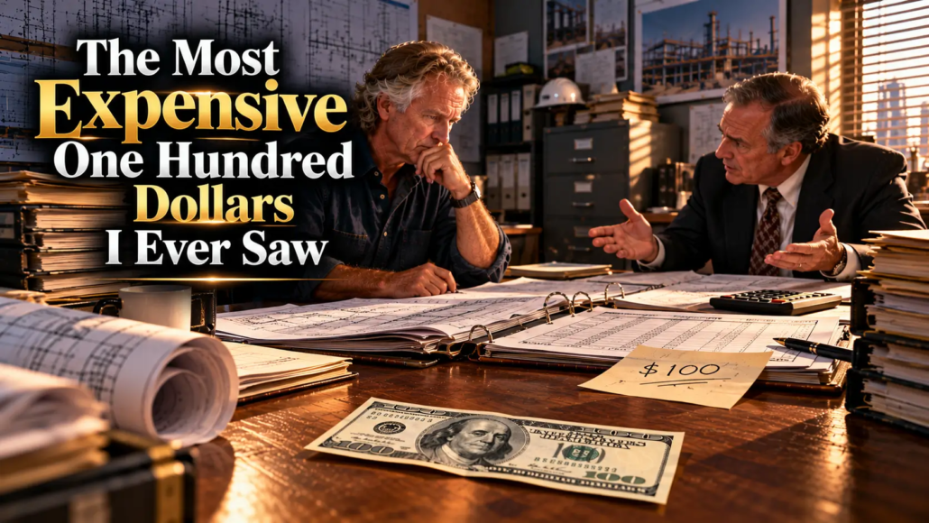 The Most Expensive One Hundred Dollars I Ever Saw. Steve Griffin electrical contractor business lesson