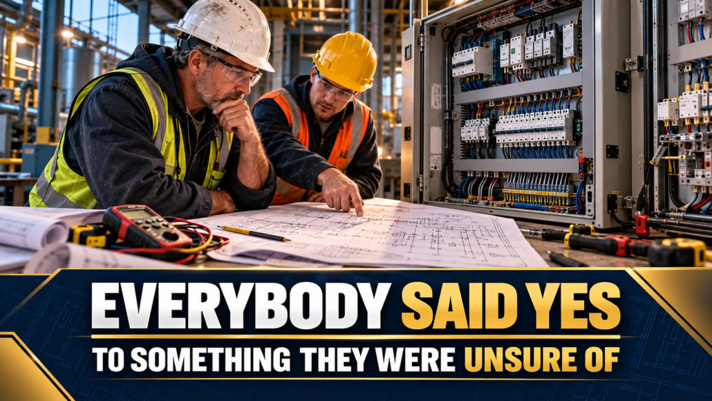 Electrical contractor learning to handle an unfamiliar industrial project