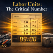 Electrical estimating labor units for accurate project bids