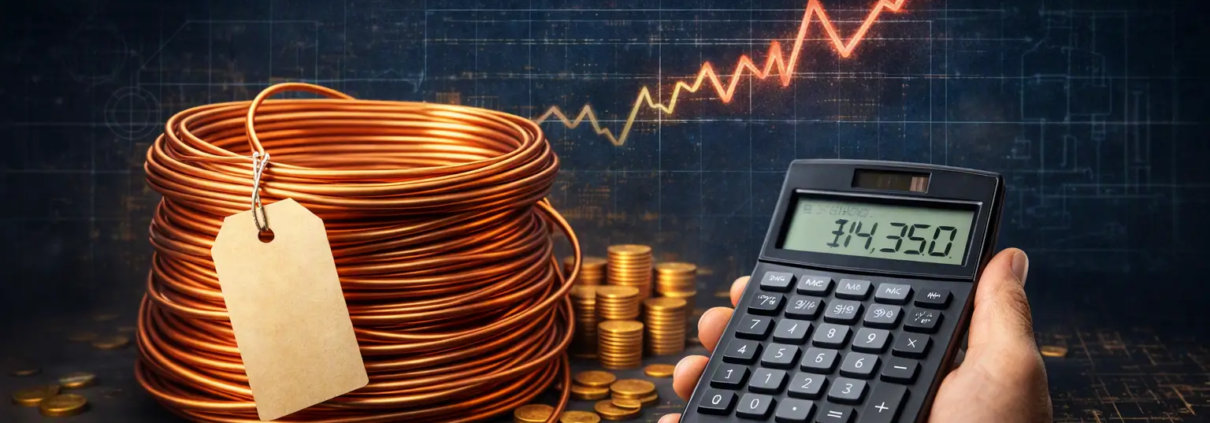 Material cost management in electrical estimating