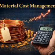 Material cost management in electrical estimating